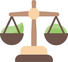 Balanced Food Choices Concept with Scale and Fresh Produce vector