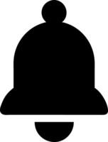 Black Bell Notification for Alerts Reminders and Messages vector