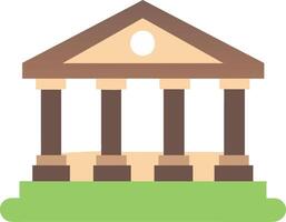 Classical Greek Temple Illustration Representing Ancient Architecture vector