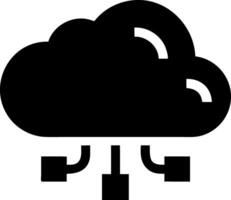 Cloud Computing Displaying Network Connectivity Concept vector