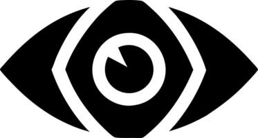Eye Minimalist Design Symbolizing Vision and Focus vector