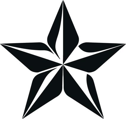 Geometric Abstract Star Design for Artistic and Decorative Use