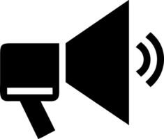 Megaphone for Communication and Announcement Graphics vector