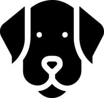 Minimalist Dog Face Design for Pet Branding and Graphics Projects vector