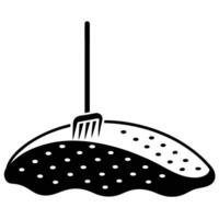 Sand Bunker Silhouetted with a Raked Design vector