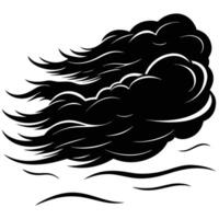 Wispy Cirrus Clouds High in the Sky vector