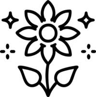 Zoom in of Bhai Dooj flowers vector