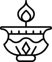 Abstract Rangoli and Lantern Element vector