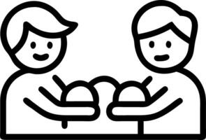Bhai Dooj meal preparation vector