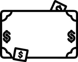 Border Frame with Dollar Bills and Credit Cards vector