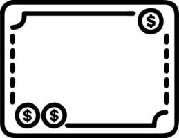 Border Frame with Safe Boxes and Coins vector