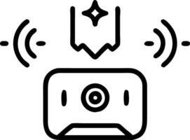 Digital assistant with Bhai Dooj hologram vector
