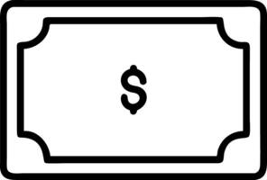 Elegant Border Frame with Business Card and Dollar Sign vector
