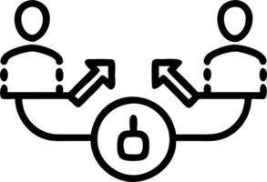 Glossy Acquisition Background with Business Integration Icons vector
