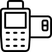 Glossy Background with Credit Card Terminals and Cash Registers vector