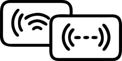 Glossy Background with Contactless Payment Icons vector