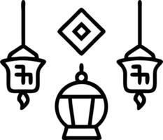 Glossy background with Diwali lanterns and mandala patterns capturing the cultural richness and festive energy of Diwali vector