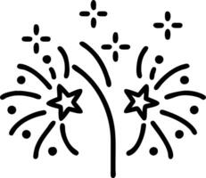 Glossy Background with Festival Firecrackers vector