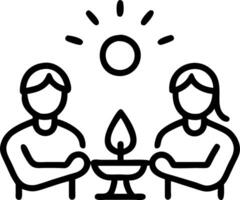 Glossy Bhai Dooj background with sibling interaction vector