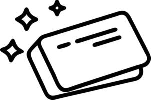 Glossy Business Card with Floating Coupon and Retail Symbols vector