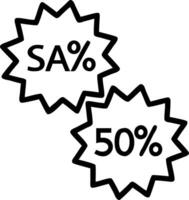 Glossy Clearance Sale Background with Flashing Price Tags vector