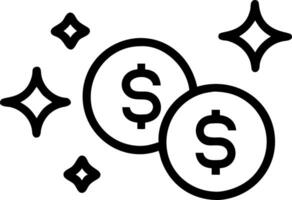 Glossy Cash Flow Background with Shimmering Dollar Signs vector
