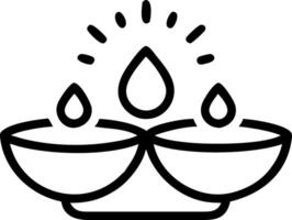 Glossy festive background with Bhai Dooj diya lighting vector