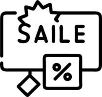 Glossy Retail Window Display with Sale Stickers vector