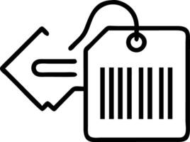 Isolated Barcode and Shopping Tag vector