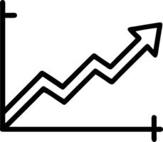 Isolated Profit Chart and Growth Arrow vector