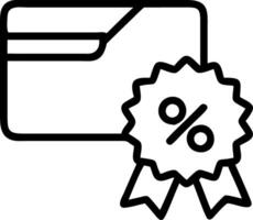 Isolated Sale Badge and Wallet vector