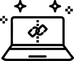 Laptop with floating Bhai Dooj symbol vector