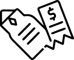 Levitating Price Tag with Payment Icons vector