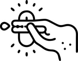 Macro of Bhai Dooj tilak thumb vector