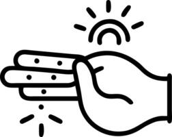 Macro of Bhai Dooj tilak thumb vector