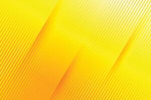 Abstract and modern lines yellow color gradient background template vector