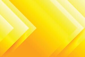 Abstract arrow yellow color gradient background template vector