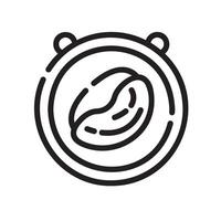 sign Line Icon White Background vector
