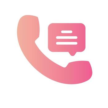 mensaje plano degradado icono blanco antecedentes vector