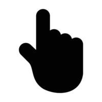 Hand cursor icon. Hand clicking icon. Finger cursor icon. Cursor icon. hand pointer vector