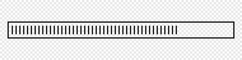 Loading progress bar. Simple loading bar. Progress bar. Data loading bar. illustration vector