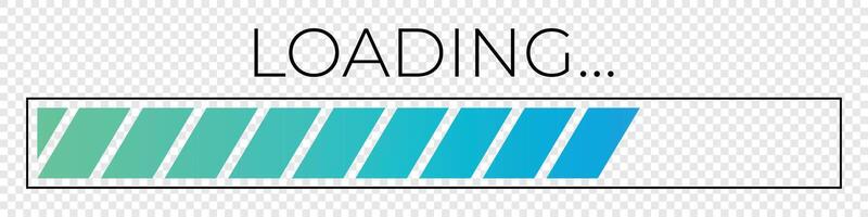 Loading progress bar. Simple loading bar. Progress bar. Data loading bar. illustration vector