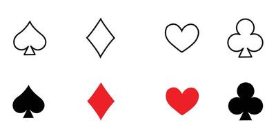 Set of playing card Illustration vector