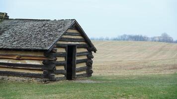 The valley Forge view with the meadows and woods in the USA photo
