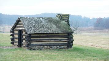 The valley Forge view with the meadows and woods in the USA photo