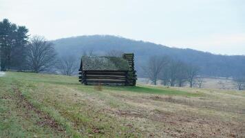 The valley Forge view with the meadows and woods in the USA photo