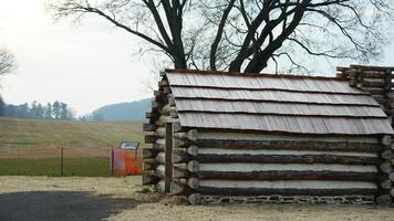 The valley Forge view with the meadows and woods in the USA photo