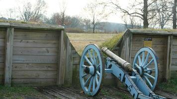 The valley Forge view with the meadows and woods in the USA photo