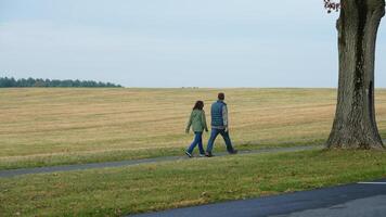 The valley Forge view with the meadows and woods in the USA photo