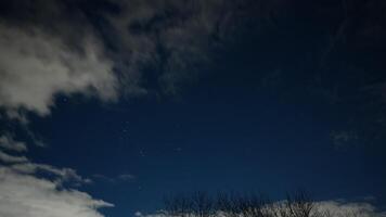 The night sky view with the stars full of the sky at night photo